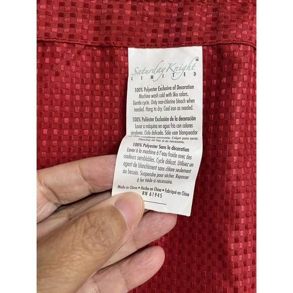 Red Curtains Tab Top Saturday Knight Limited Set Of 2 - Picture 4 of 4